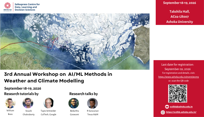3rd Annual Workshop on AI/ML Methods in Weather and Climate Modelling