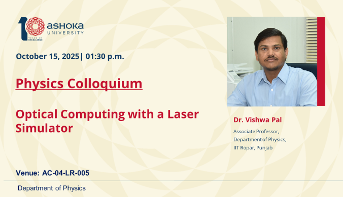 Physics Colloquium:  Optical Computing with a Laser Simulator